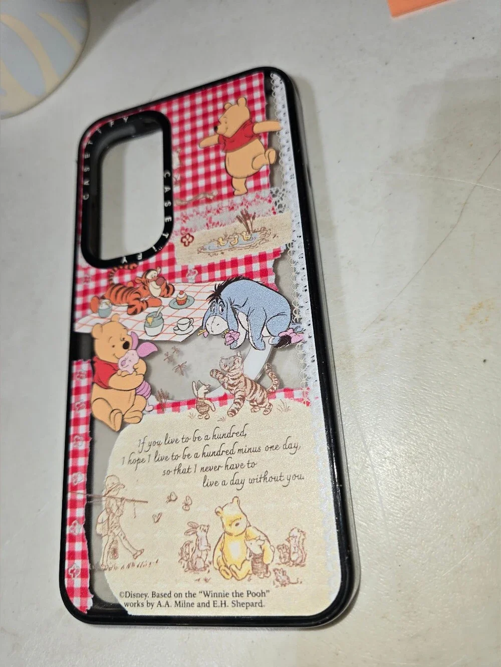 Castefy, Winnie the Pooh, Galaxy Samsung S24+,  Decorative Phone Case,